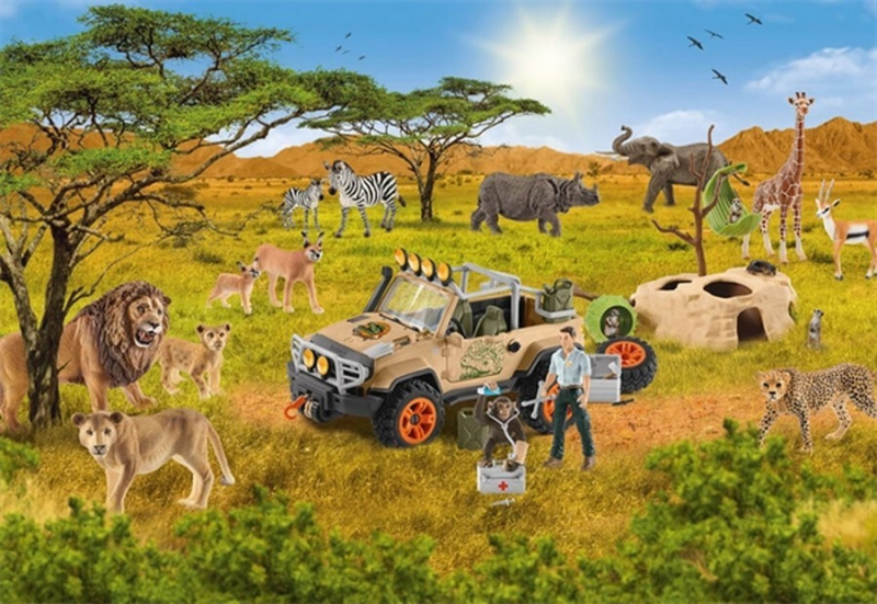 Παζλ Schleich Wild Life In the Savannah 60τεμ.