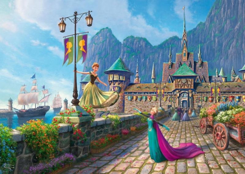 Παζλ Schmidt Kinkade Disney Frozen Celebrating in Arendelle 1000τεμ.