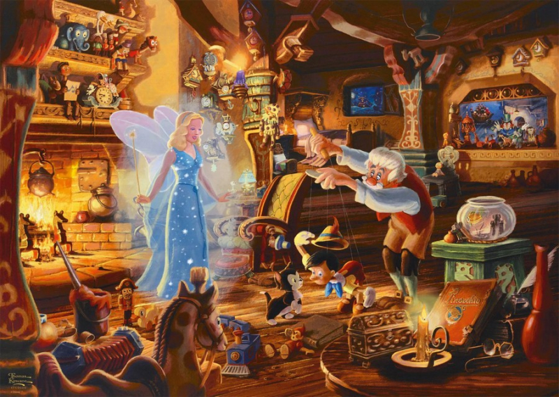 Παζλ Schmidt Kinkade Disney Pinocchio 1000τεμ.