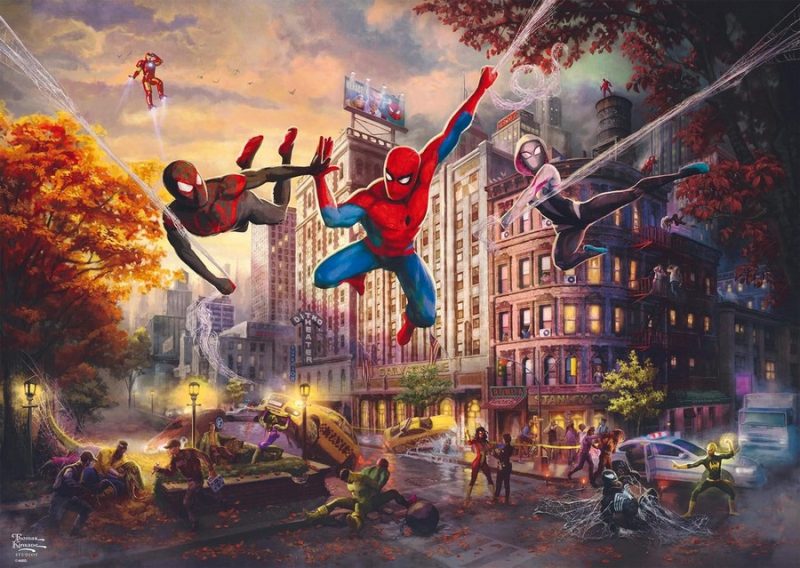 Παζλ Schmidt Kinkade Marvel Spider-Man and Friends 1000τεμ.