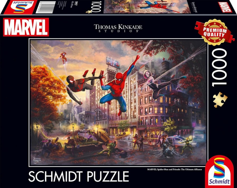 Παζλ Schmidt Kinkade Marvel Spider-Man and Friends 1000τεμ.