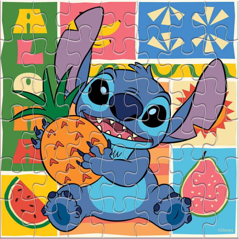 Παζλ χρωματισμού Stitch 42 τεμ. 42x42cm