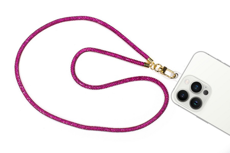 Phone Lanyard Tri-Coastal Purple