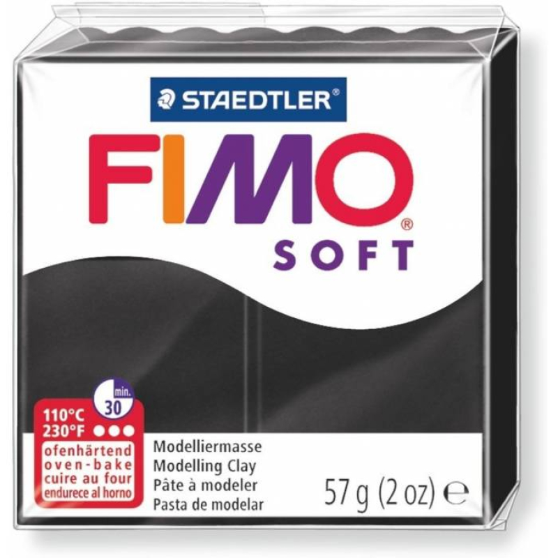 Πηλός Staedtler Fimo Black 57gr