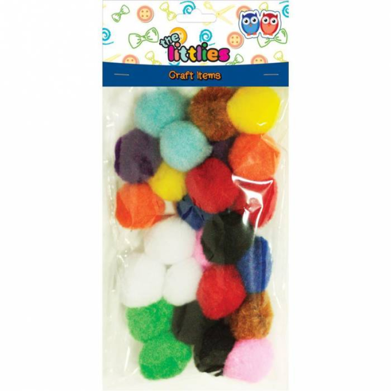 Pom Pom Χειροτεχνίας The Littlies 25mm 25τεμ.