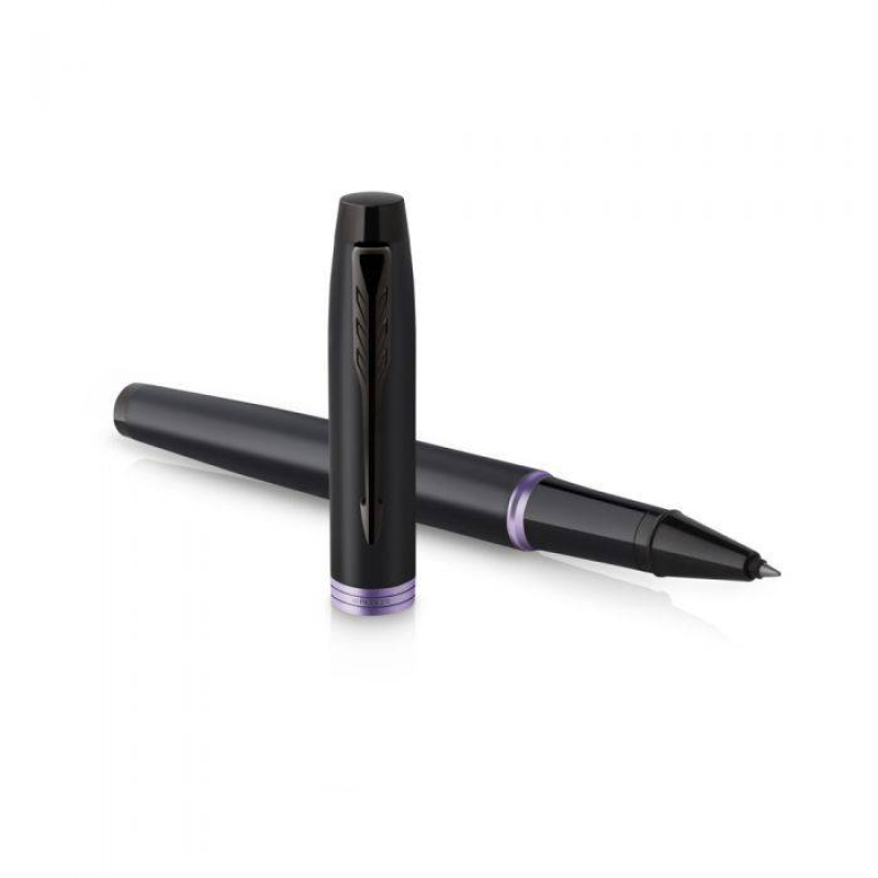 Rollerball Parker IM Acromatic Amethyst Purple Vibrant Ring BT