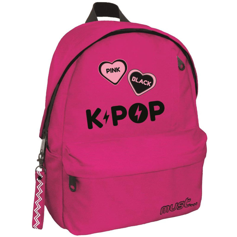 Σακίδιο πλάτης Must  K-POP ροζ 32Χ17Χ42