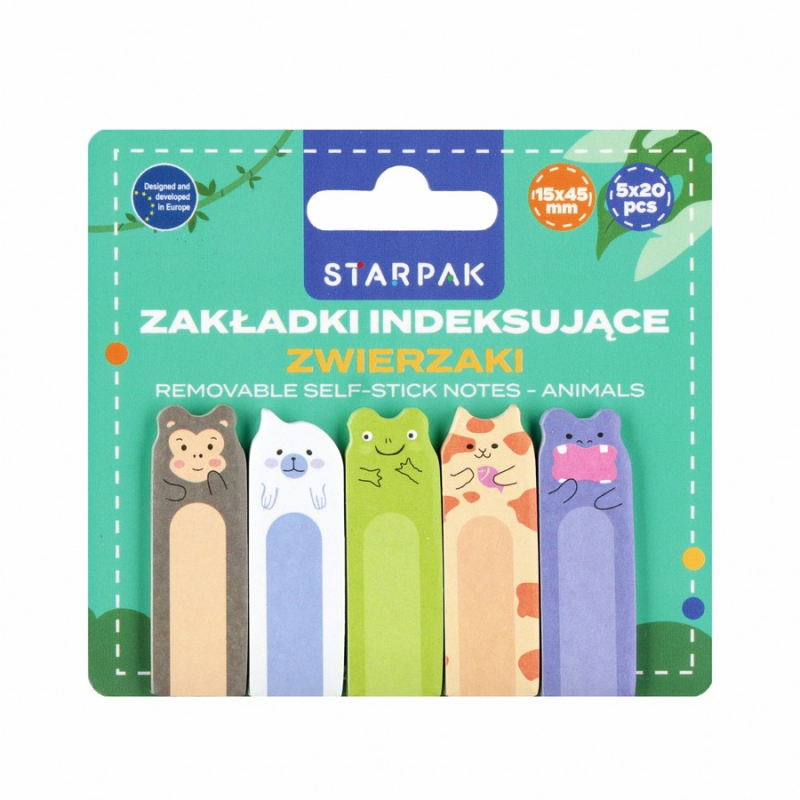 Σελιδοδείκτες αυτοκόλλητοι Starpak Animal
