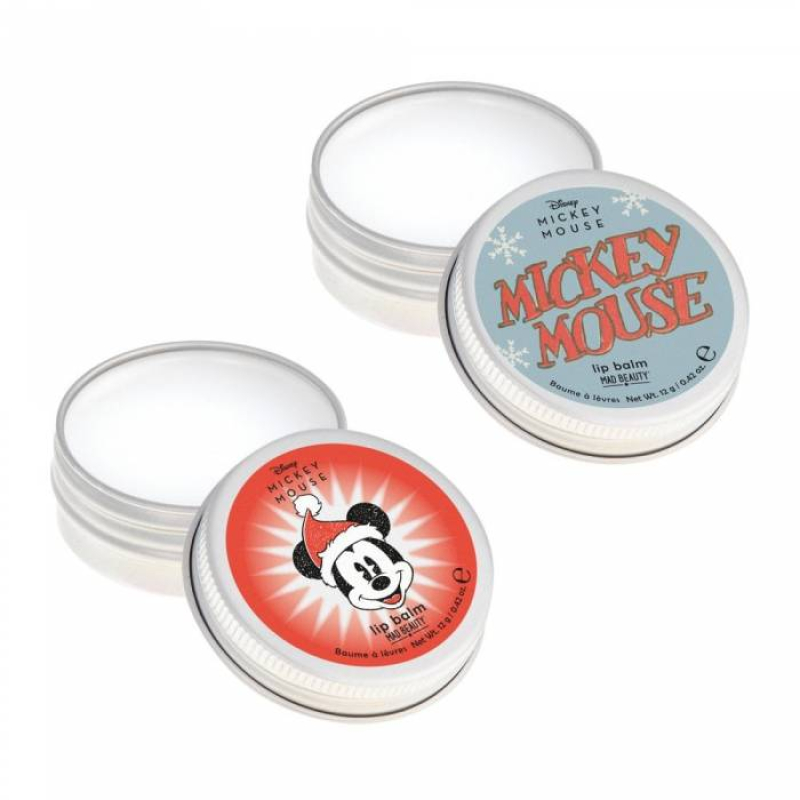 Σετ lip balm Mad Beauty Mickey Jingle All The Way 2 τεμ
