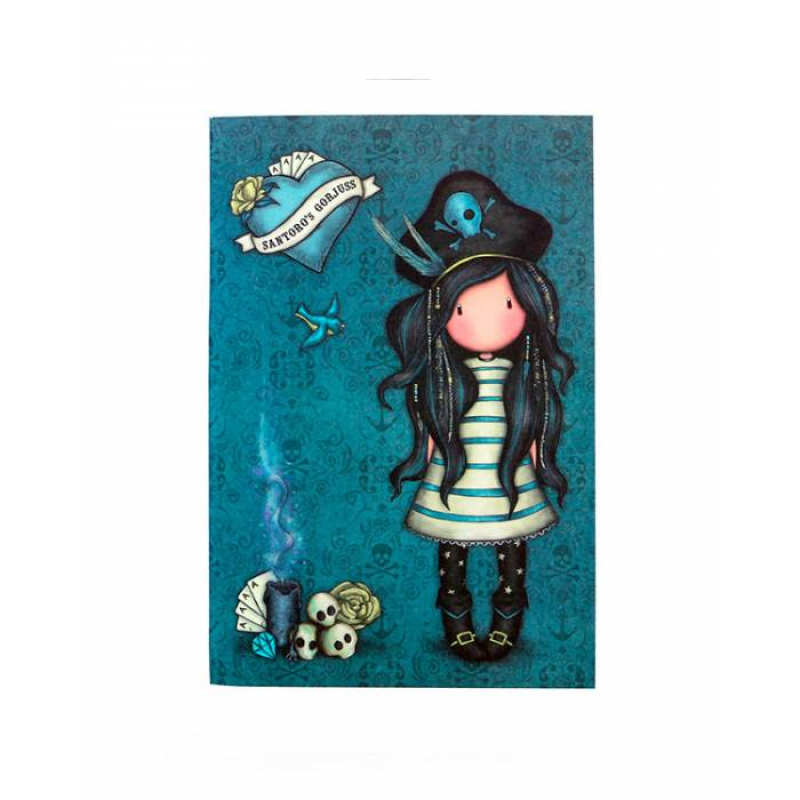 Σετ 2 σημειωματάρια Gorjuss Pirates Black Pearl