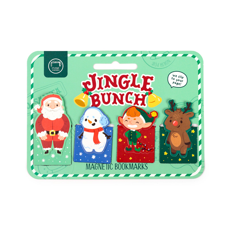 Σετ 4 σελιδοδείκτες Jingle Bunch μαγνητικοί