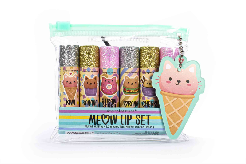 Σετ Lip Balm Tri-Coastal Ice cream 6x4.2g