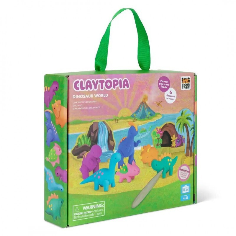 Σετ δραστηριοτήτων Tiger Tribe Claytopia Dinosaur World
