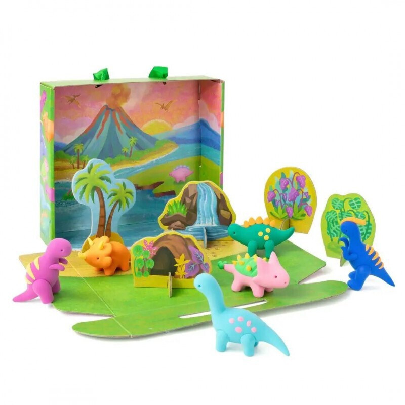 Σετ δραστηριοτήτων Tiger Tribe Claytopia Dinosaur World