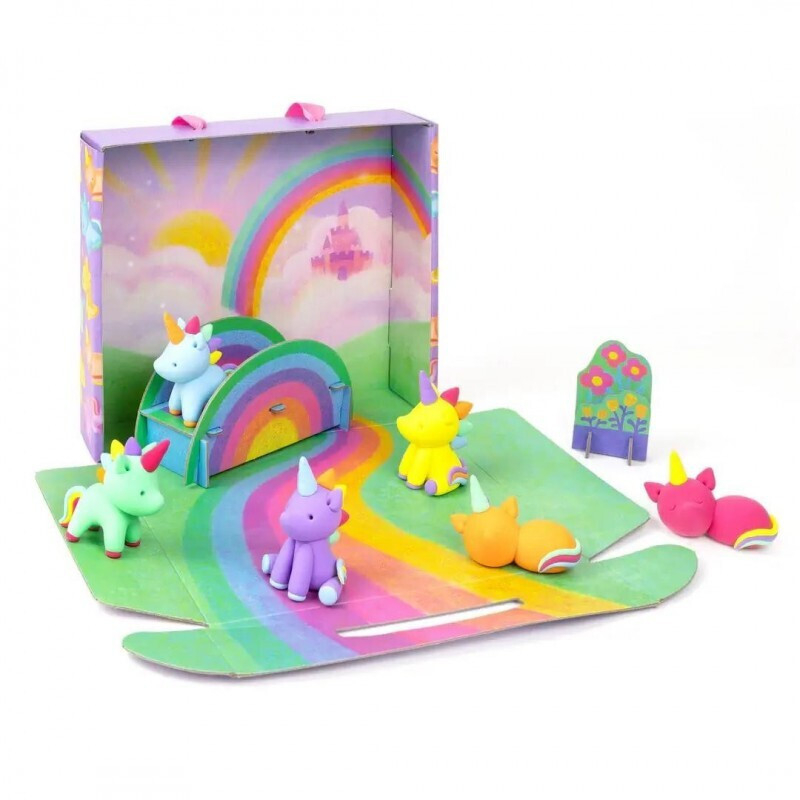Σετ δραστηριοτήτων Tiger Tribe Claytopia Unicorn World