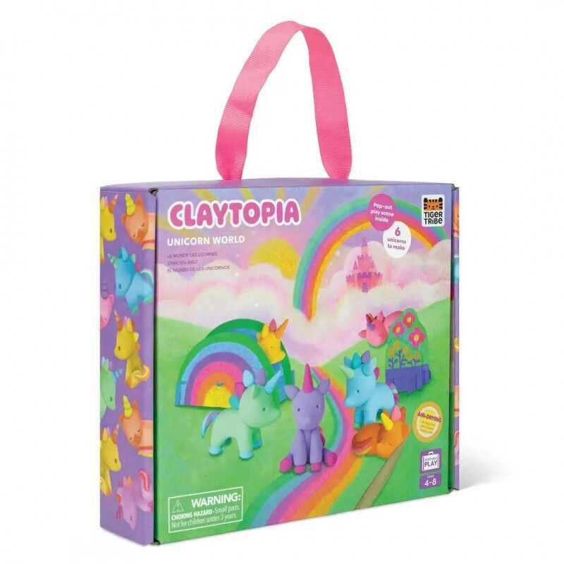 Σετ δραστηριοτήτων Tiger Tribe Claytopia Unicorn World