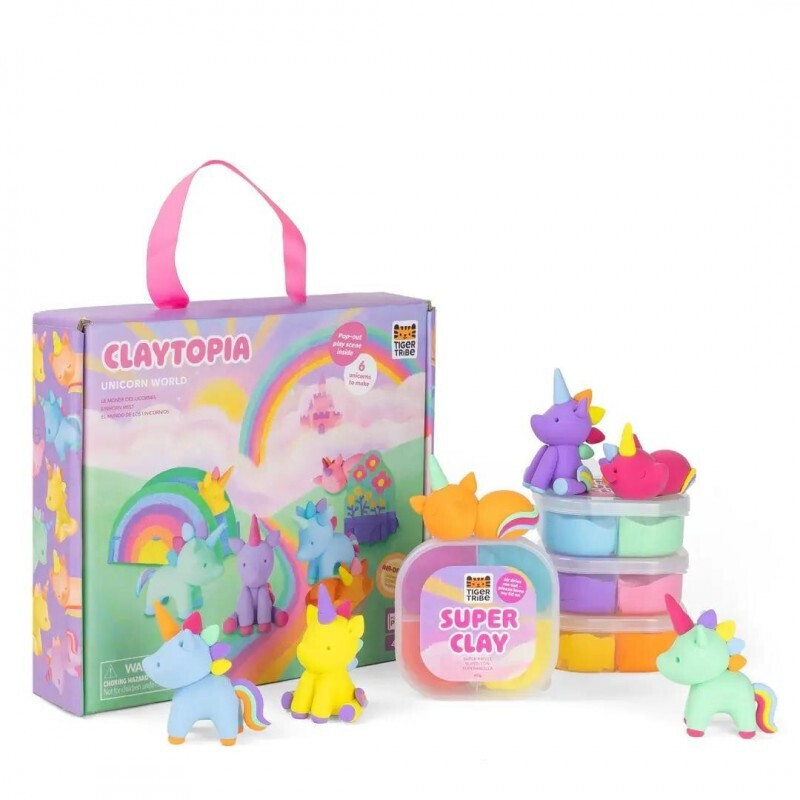 Σετ δραστηριοτήτων Tiger Tribe Claytopia Unicorn World