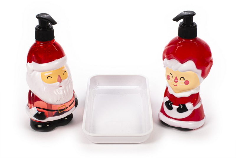 Σετ δώρου Tri-Coastal κρεμοσάπουνο 310ml και lotion χεριών 310ml Santa Couple
