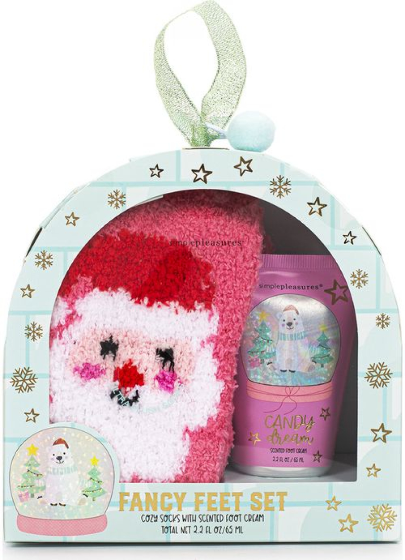 Σετ κάλτσες και κρέμα ποδιών 65ml Tri-Coastal Santa