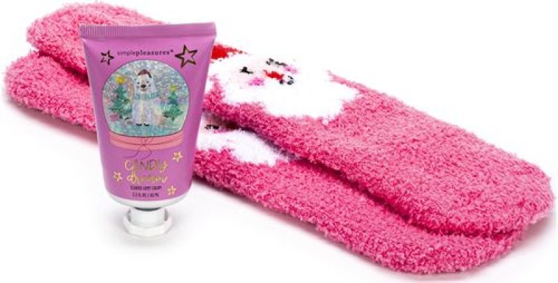 Σετ κάλτσες και κρέμα ποδιών 65ml Tri-Coastal Santa