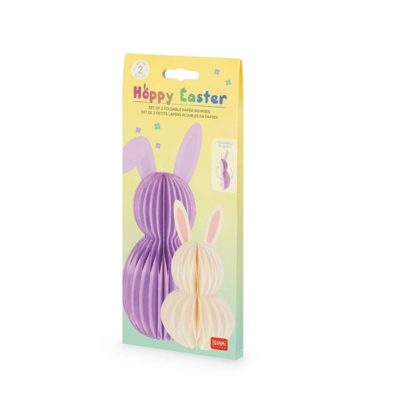 Σετ κουνελάκια Legami χάρτινα αναδιπλούμενα Hoppy Easter 2 τεμ