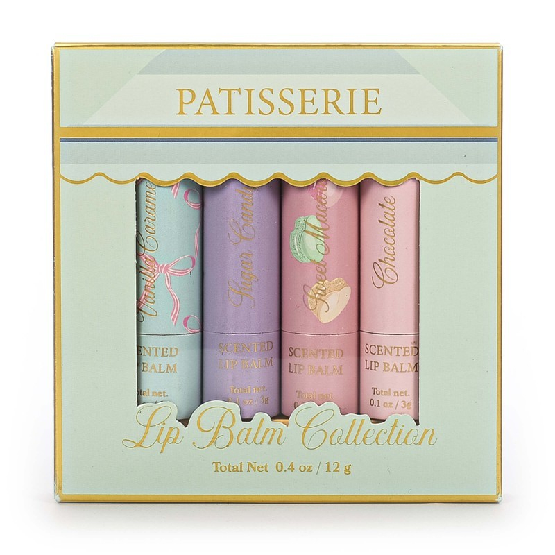 Σετ Lip Balm Tri-Coastal 4 x 3g Sweet Pastels Patisserie