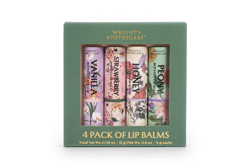 Σετ lip balm Tri-Coastal 4τεμ. x 3g Light Gold