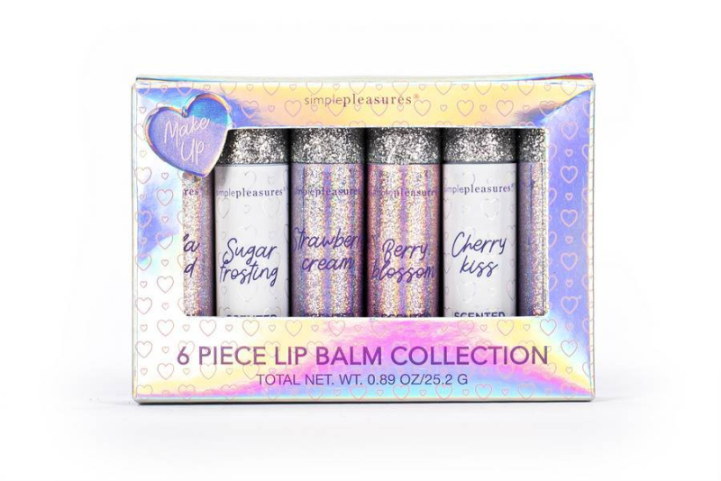 Σετ Lip Balm Tri-Coastal  6x4.2 g Glitter Love
