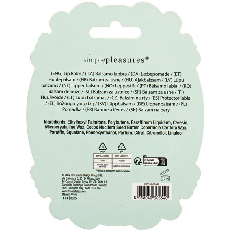 Σετ Lip Balm Tri-Coastal Sweet Pastels 2x8gr