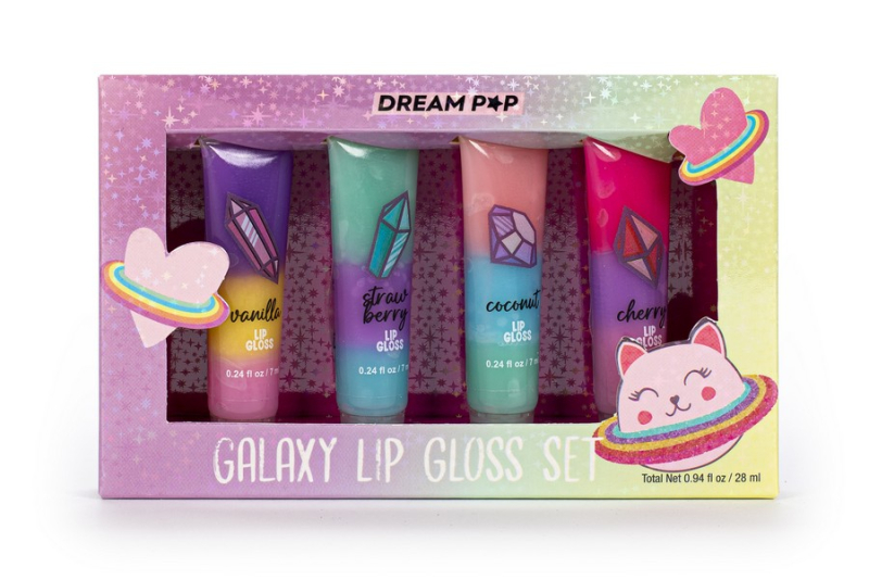 Σετ lip gloss Tri-Coastal 4 τεμ Cat