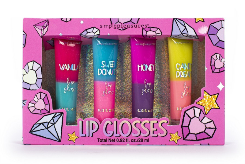 Σετ lip gloss Tri-Coastal 4 τεμ Gems