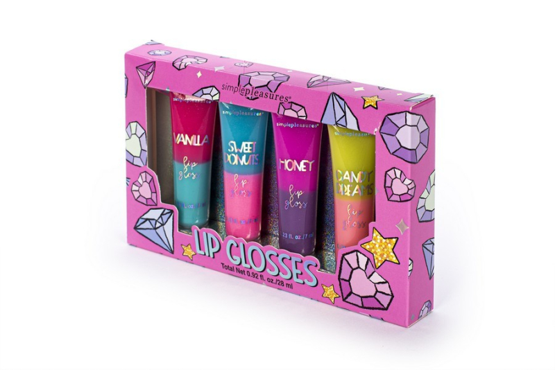 Σετ lip gloss Tri-Coastal 4 τεμ Gems