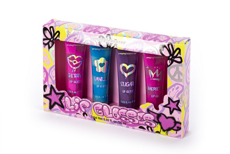 Σετ lip gloss Tri-Coastal 4 τεμ Smile