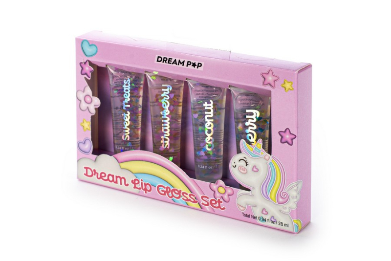 Σετ lip gloss Tri-Coastal 4 τεμ Unicorn
