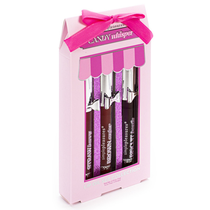 Σετ Lip Oil Tri-Coastal Candy Whisper 3 τεμ
