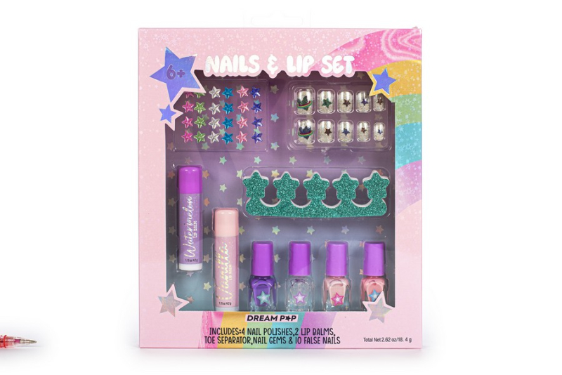 Σετ μανικιούρ και Lip Balm Tri-Coastal Stars