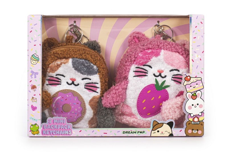 Σετ mini σακίδιο πλάτης μπρελόκ Kitty 2 τεμ