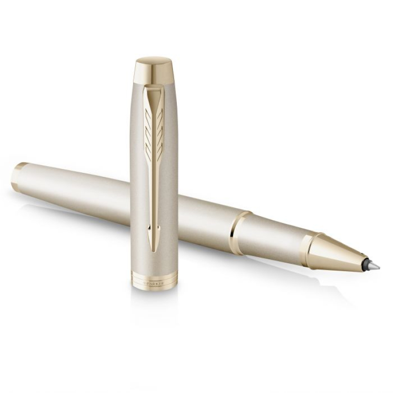 Σετ Parker IM Monochrome Champagne Ballpoint & Rollerball