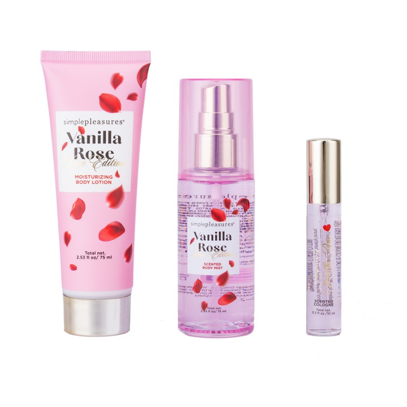 Σετ περιποίησης σώματος Tri-Coastal Love edition 0.5body lotion 75ml, body mist 75ml και άρωμα 10ml