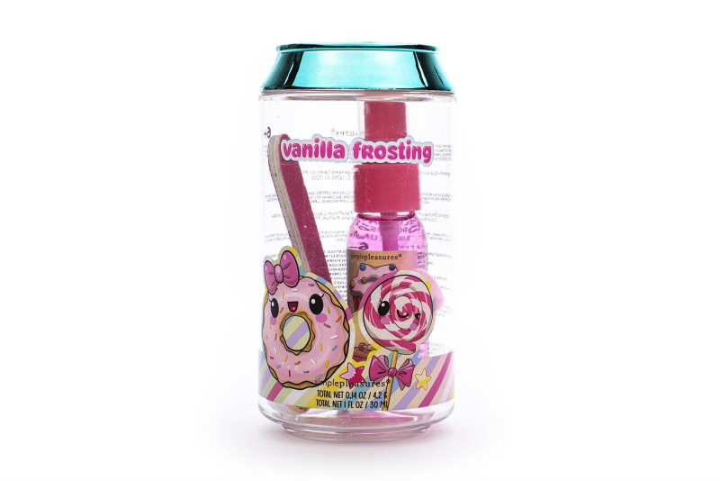 Σετ περιποίησης Tri-Coastal Vanilla Frosting body mist 30ml, λίμα, lip balm