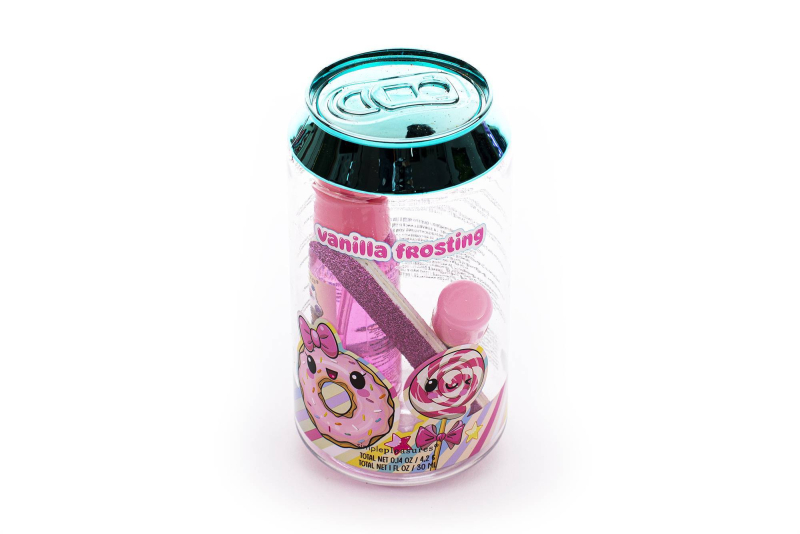 Σετ περιποίησης Tri-Coastal Vanilla Frosting body mist 30ml, λίμα, lip balm