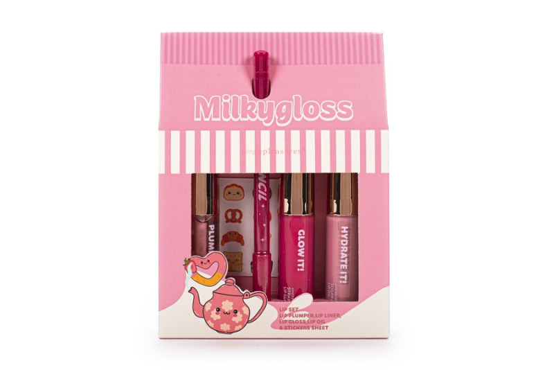 Σετ περιποίησης χειλιών Tri-Coastal Milky gloss