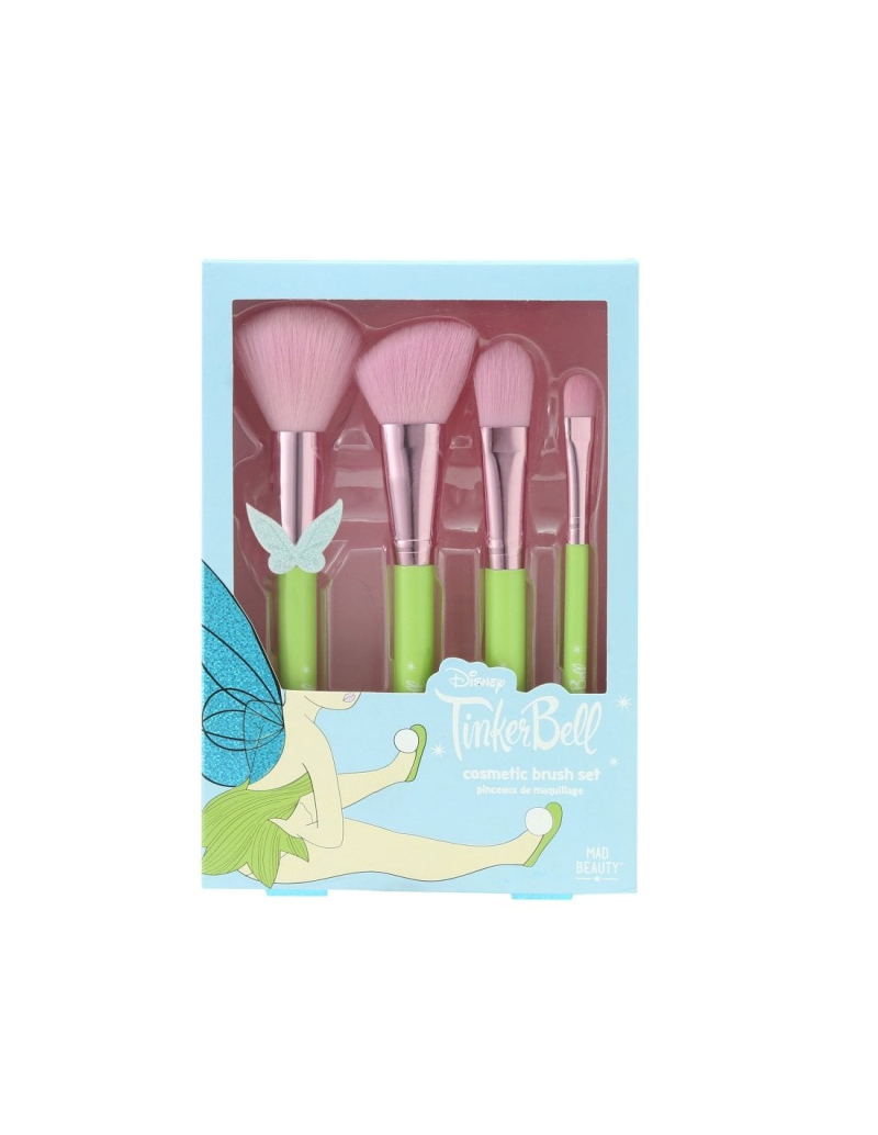 Σετ πινέλα μακιγιάζ Mad Beauty 4τεμ. Tinkerbell