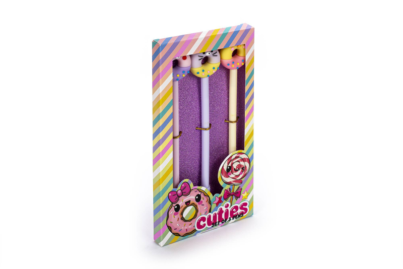 Σετ στυλό Tri-Coastal Cutie Cakes 3 τεμ
