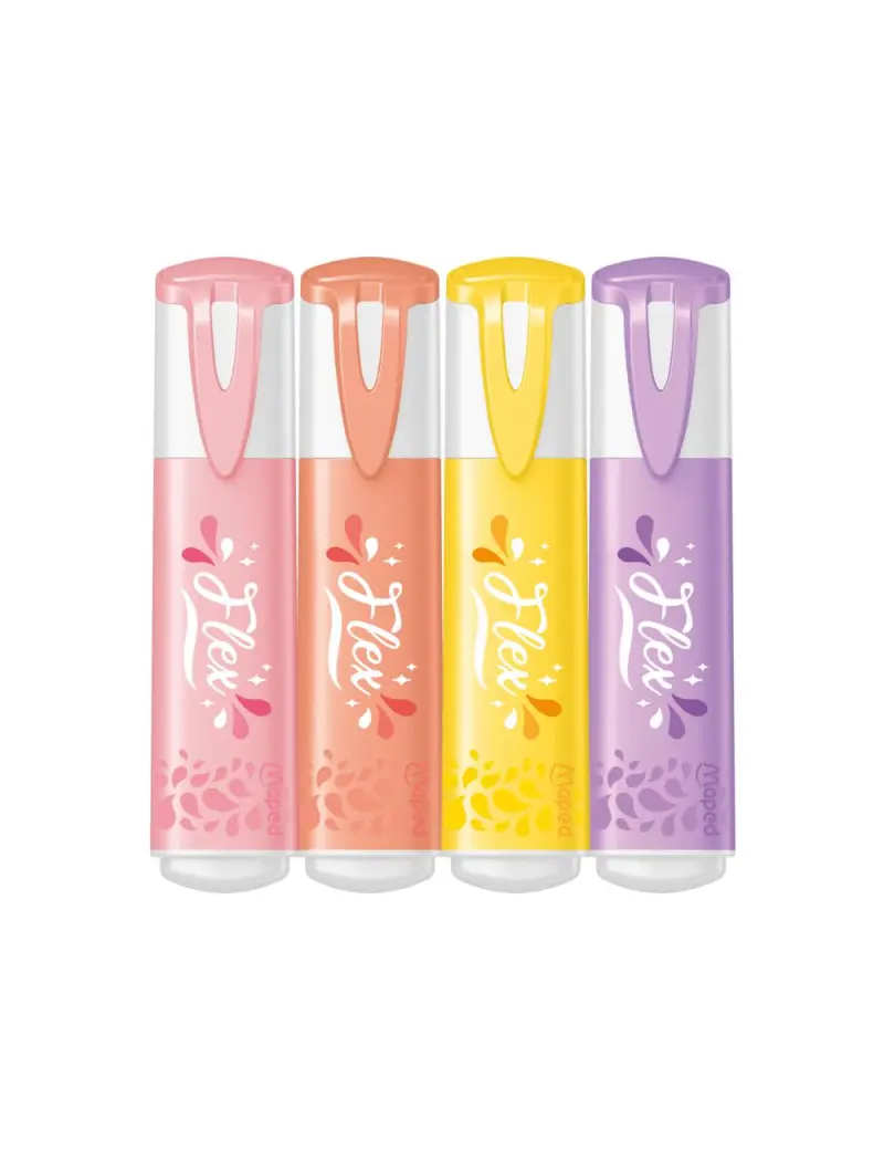Σετ Υπογραμμιστές Maped Flex Pastel Lettering 4 τεμ