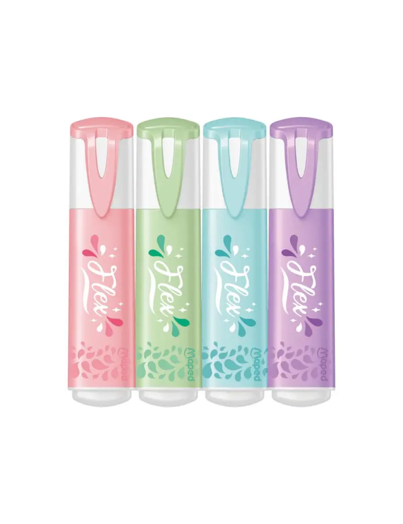 Σετ Υπογραμμιστές Maped Flex Pastel Lettering 4 τεμ