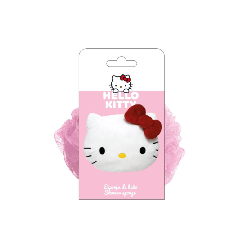 Σφουγγάρι μπάνιου Hello Kitty 3D pink