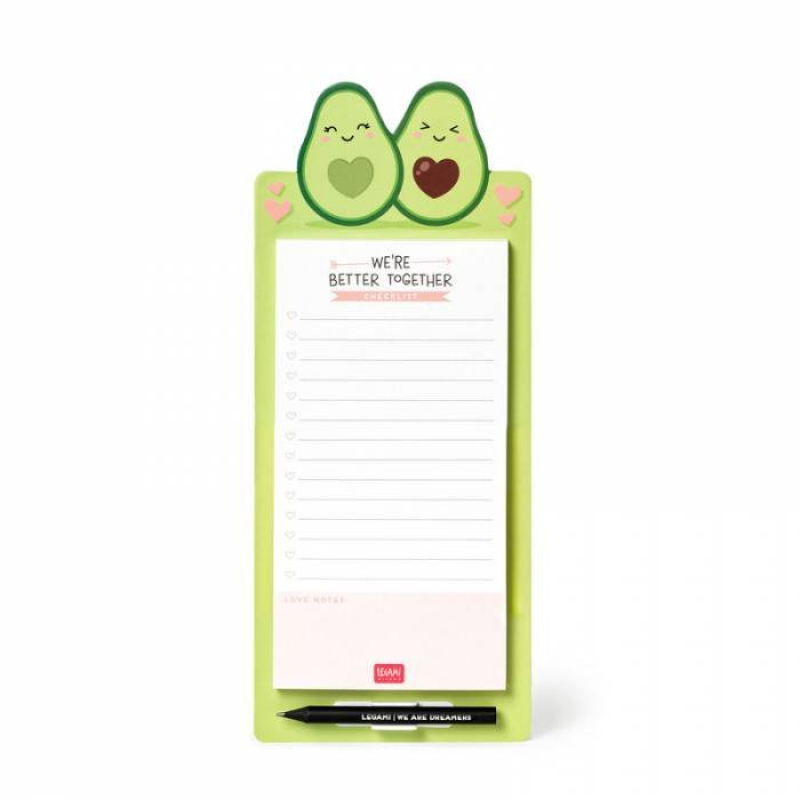 Σημειωματάριο Legami μαγνητικό Avocado
