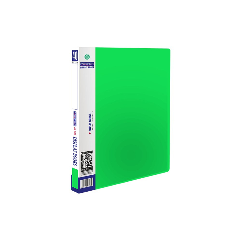 Σουπλ Metron Α4 40 ζελατίνες λαχανί