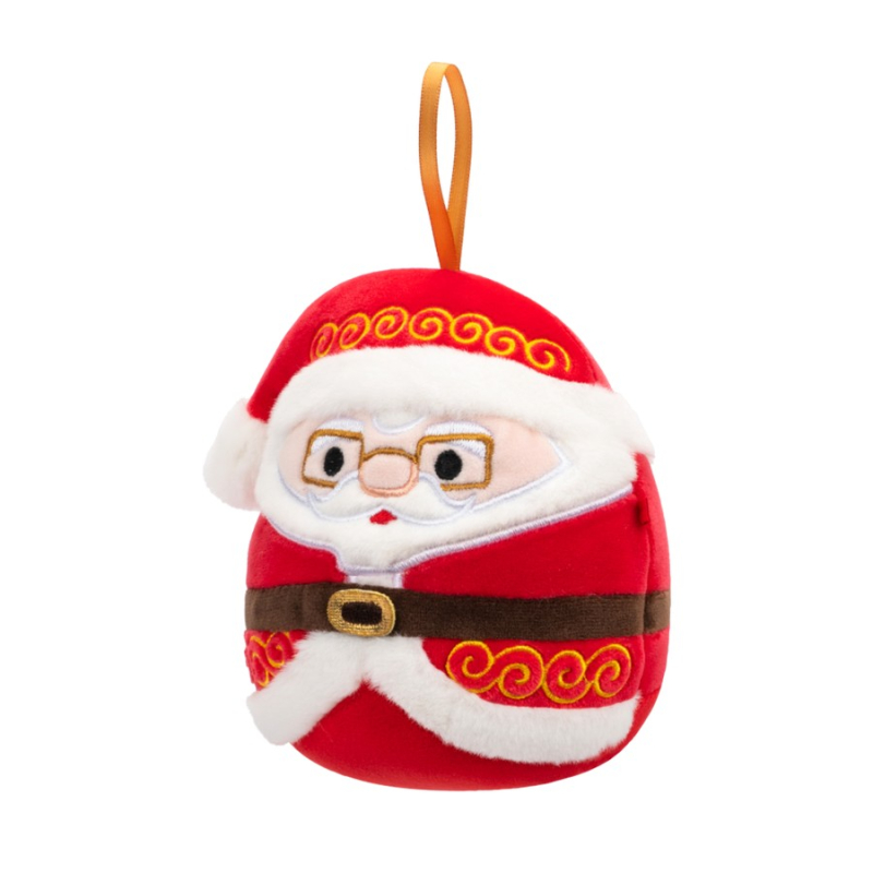 Squishmallows Xmas Στολίδι Nick the Santa With Glasses 10cm